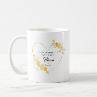 Caneca De Café Feliz Dia das Mães para a Melhor Mamãe