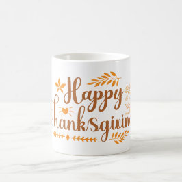 Caneca De Café Feliz Dia de Ação de Graças
