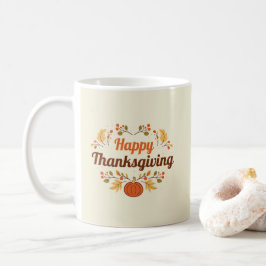 Caneca De Café Feliz Dia de Ação de Graças Mug