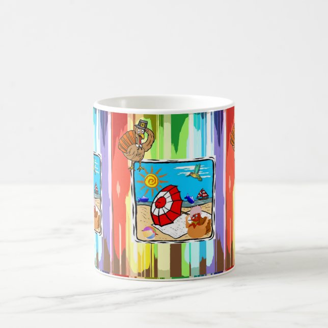 Caneca De Café Feliz Dia de Ação de Graças, Praia (Centro)