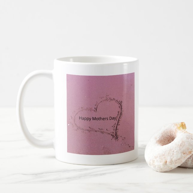 Caneca De Café Feliz dia de as mães (Com Donut)