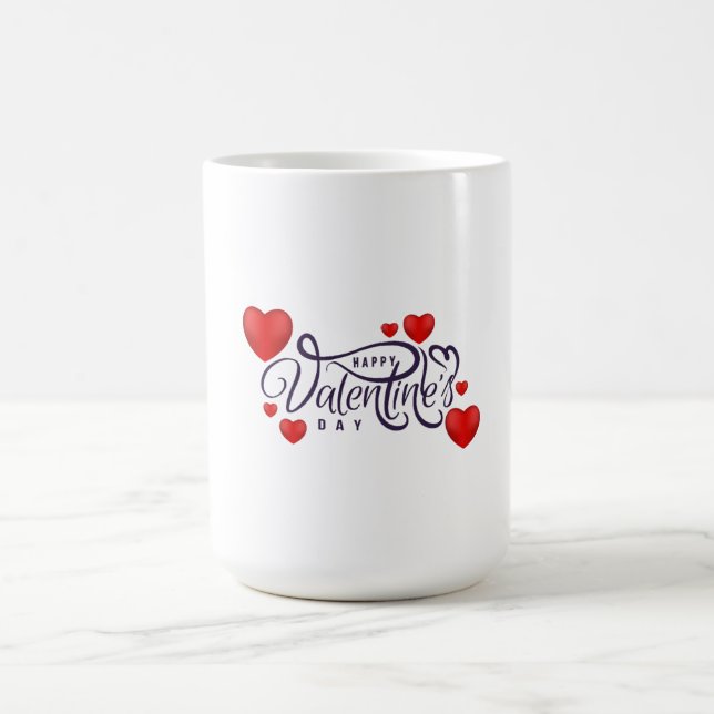 Caneca De Café Feliz dia de os namorados (Centro)