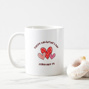 Caneca De Café Feliz dia de os namorados 2024 - Namorados 14 de f