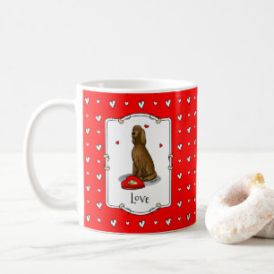 Caneca De Café Feliz dia de os namorados Be Mine Irish Setter (ve