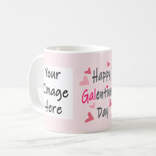 Caneca De Café Feliz Dia de os namorados do dia de Galentine Pers