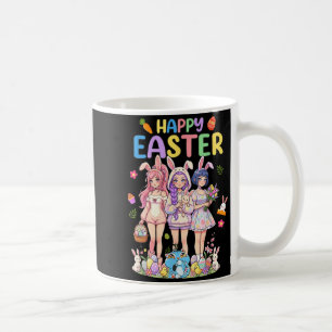 Caneca De Café Feliz Dia de Páscoa Fofo Chibi Kpop Engraçado