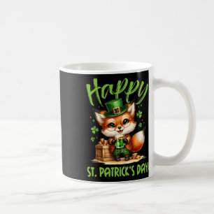 Caneca De Café Feliz Dia de São Patrício Aniversário Shamrock Dab
