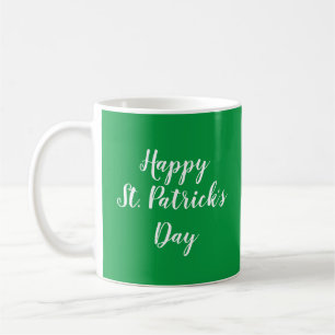 Caneca De Café Feliz Dia de São Patrício Simples