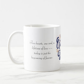 Caneca De Café Feliz Dia do Casamento Tote Bag - Presente Românti
