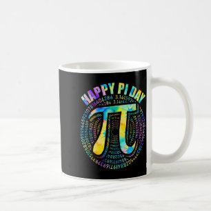 Caneca De Café Feliz Dia do Pi Gravata Dye 3,14 Símbolo Número Pi