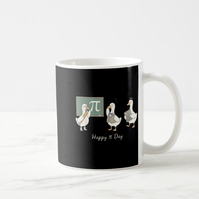 Caneca De Café Feliz Dia do Pi Pi Day Divertido Professor de Mate (Direita)