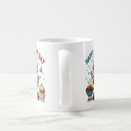 Caneca De Café Feliz Dia do Trabalhador Mágico