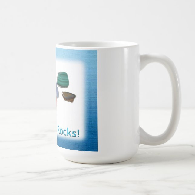 Caneca De Café Feliz Dia dos Médicos Meu Doc Rocks (Direita)