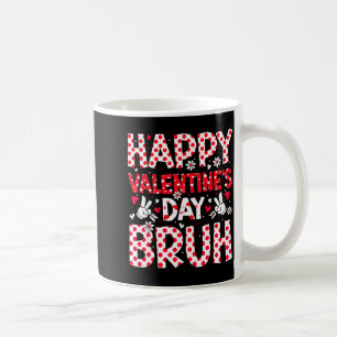 Caneca De Café Feliz Dia dos Namorados Bruh Coração Dia dos Namor