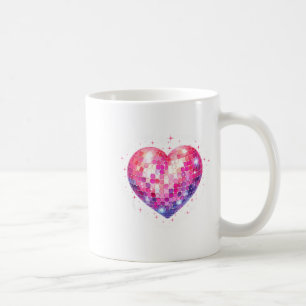 Caneca De Café Feliz Dia dos Namorados Coquette Nk Bola de Discot