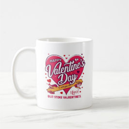 Caneca De Café Feliz Dia dos Namorados Coração Design Presente Ro