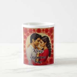 Caneca De Café Feliz Dia dos Namorados, Gift Mug