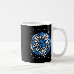 Caneca De Café Feliz Dia dos Pontos 2025 Futebol de Bolinhas Ll A