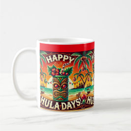 Caneca De Café Feliz Dia Hula