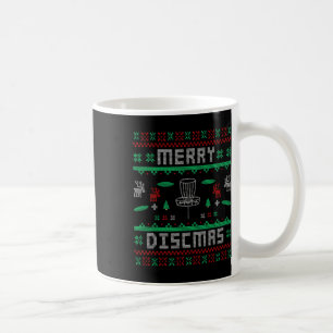 Caneca De Café Feliz Discmas Dourado Feliz de Natal Feio Chris