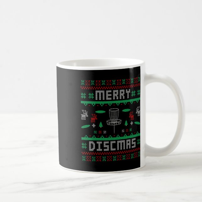 Caneca De Café Feliz Discmas Dourado Feliz de Natal Feio Chris (Direita)
