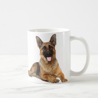 Caneca de café feliz do german shepherd