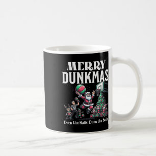 Caneca De Café Feliz Dunkmas Papai Noel Engraçado Esqueleto Humor