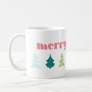 Caneca De Café Feliz e sopa de árvore de Natal