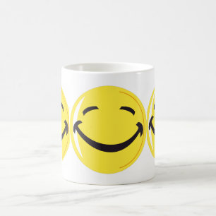 Caneca de café feliz engraçada