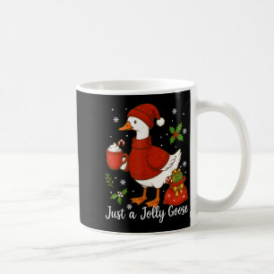 Caneca De Café Feliz Engraçada Goosemas Apenas Um Natal De Ganso