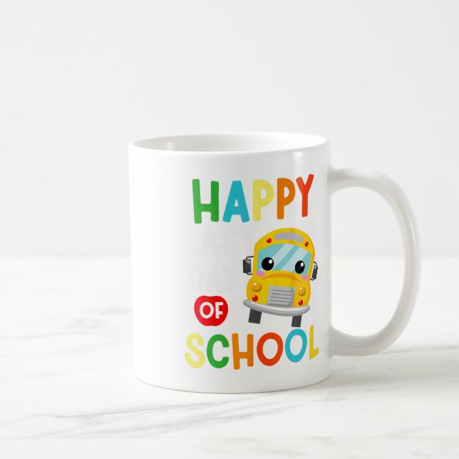 Caneca De Café Feliz Estudante De Condutores De Ônibus Do Último  (Direita)