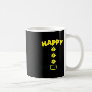 Caneca De Café Feliz Fama de Cor de Figurino do Dia das Bruxas Fe