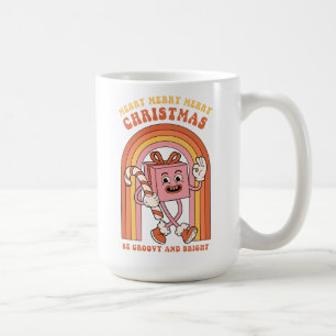 Caneca De Café Feliz Feliz Feliz Natal - Seja Feliz e Brilhante
