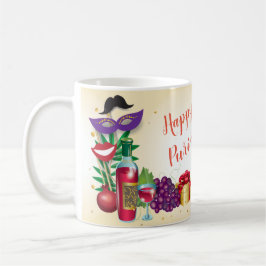 Caneca De Café Feliz Feriado de Crianças do Festival de Purim