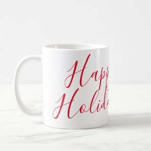 Caneca De Café Feliz feriado natalino simples mi