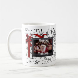 Caneca De Café Feliz Feriado Personalizar Pet Themed Coffee Mug