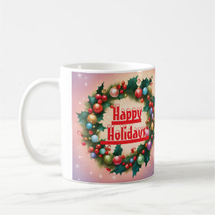 Caneca De Café Feliz Feriados Feriados Fúria Neve de Natal Colori