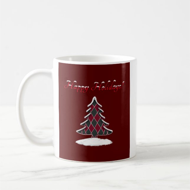 Caneca De Café Feliz Férias! (Esquerda)