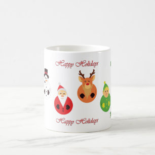 Caneca De Café Feliz Férias!