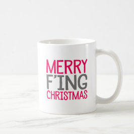 Caneca De Café Feliz F'ing Natal.