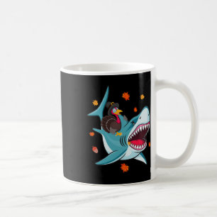 Caneca De Café Feliz Graças À Feliz Queda De Tubarões Na Turquia