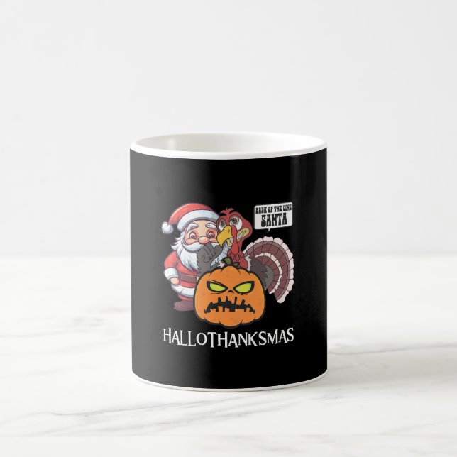Caneca De Café Feliz Hallothanksmas (Centro)