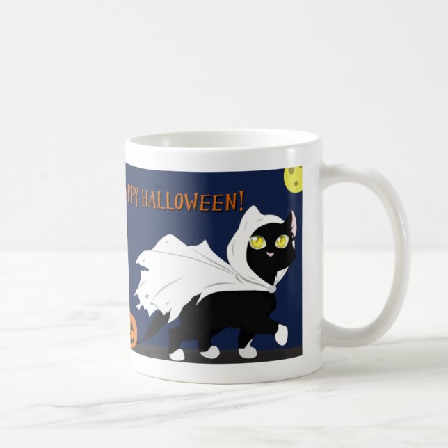 Caneca De Café Feliz Halloween (Direita)