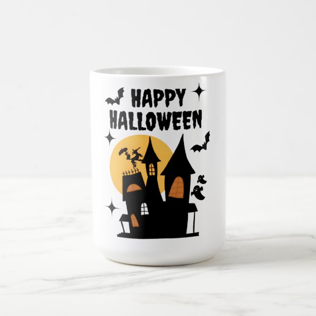 Caneca De Café Feliz Halloween  (Centro)