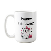 Feliz Halloween Abóbora Fantasma Fofa