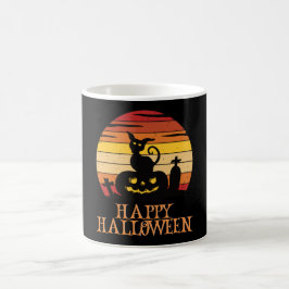 Caneca De Café Feliz Halloween Engraçado Caráter Assustador