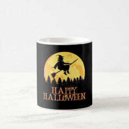 Caneca De Café Feliz Halloween Engraçado Caráter Assustador