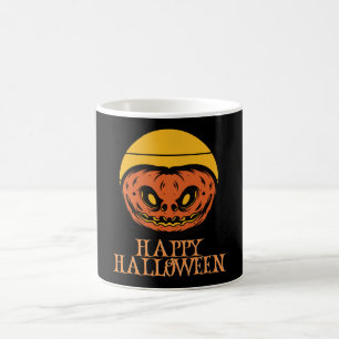 Caneca De Café Feliz Halloween Engraçado Caráter Assustador