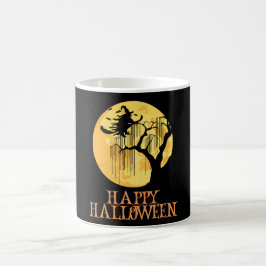 Caneca De Café Feliz Halloween Engraçado Caráter Assustador