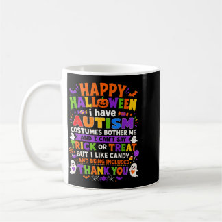 Caneca De Café Feliz Halloween Eu Tenho Au Fantasias Me Incomodam